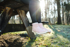 BareBoots Ruby - Stijlvolle Roze Barefoot Laarzen | Warm & Waterdicht