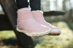 BareBoots Ruby - Stijlvolle Roze Barefoot Laarzen | Warm & Waterdicht
