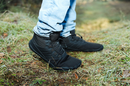 ArcticBare Onyx – Robuuste barefoot boot met extra grip en warmte | BareBasics